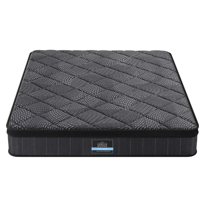 Double Mattress 25cm Pocket Spring Latex Euro Top Medium Firm Bed