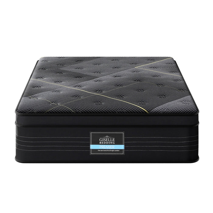 35cm  Mattress King Single Bed Bamboo Pocket Firm Foam