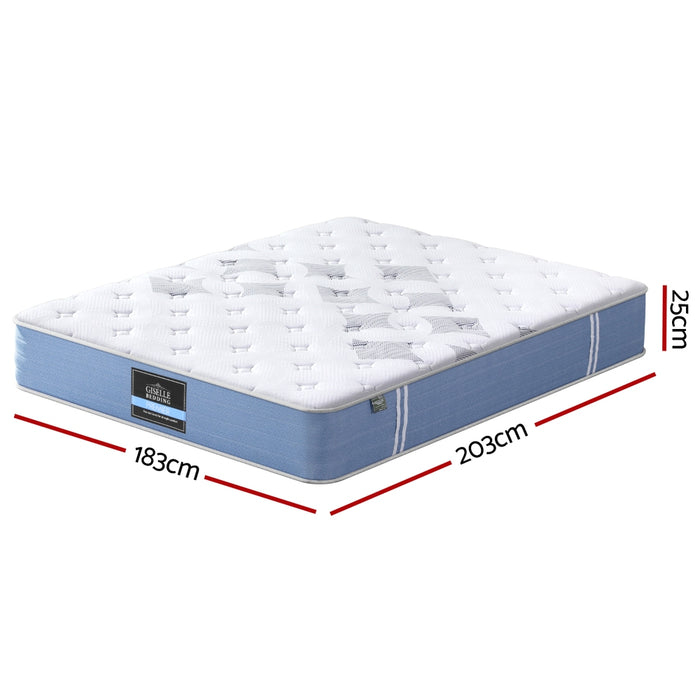 25cm  Mattress King Bed Pocket Spring Mattresses