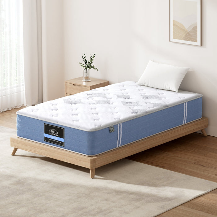 25cm  Mattress King Single Bed Pocket Spring Mattresses