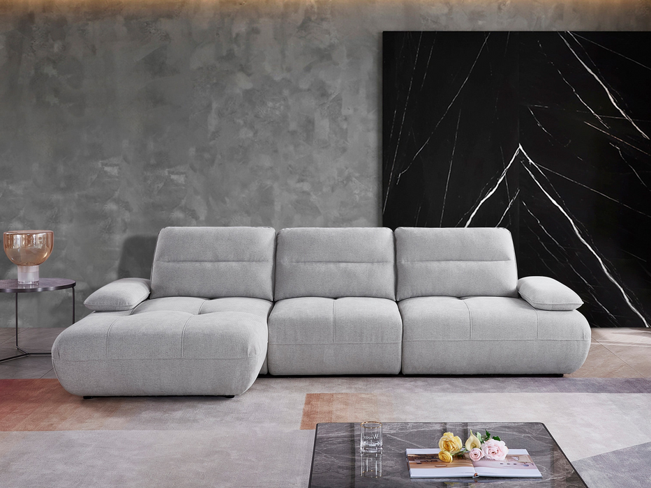 Pokhara 3 Seater Fabric Chaise Modular