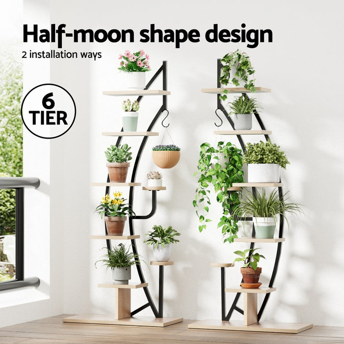 Plant Stand 6 Tier Ladder Corner Shelf