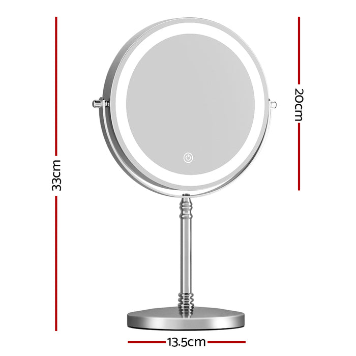 Makeup Mirror LED Light Cosmetic Round 360� Rotation 10X Magnifying