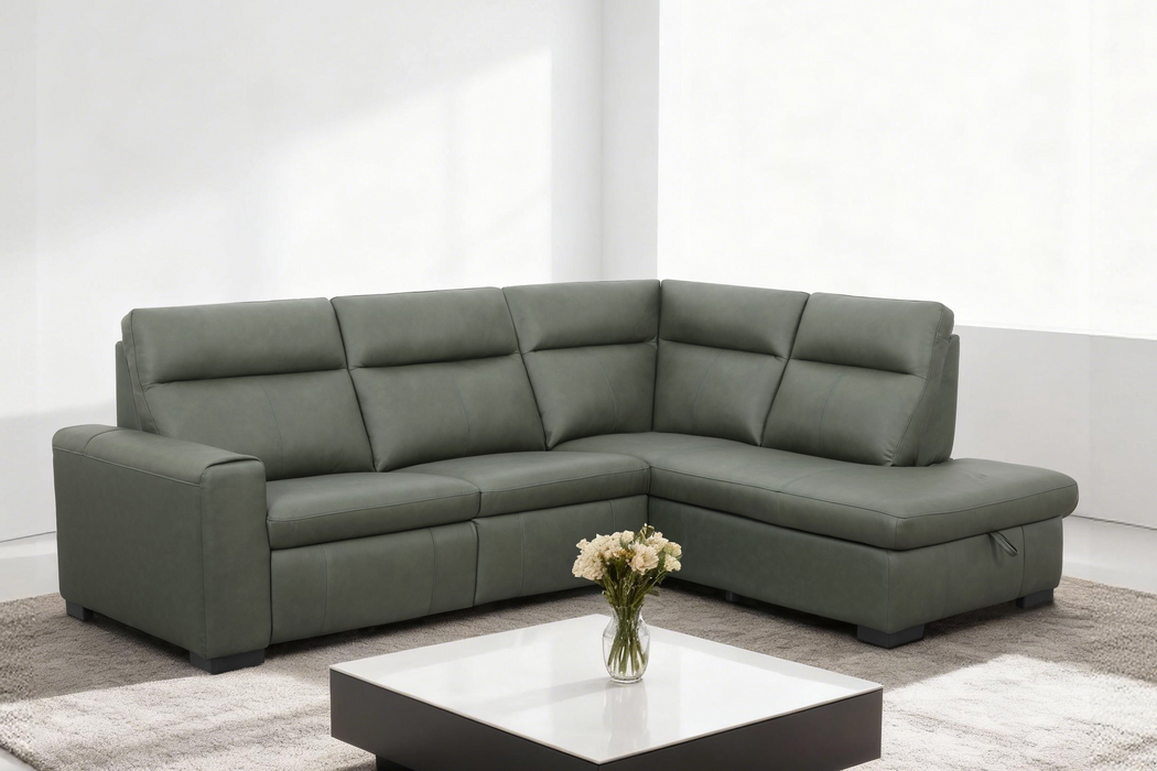 Maddy 4 Seater Leather Electric Modular