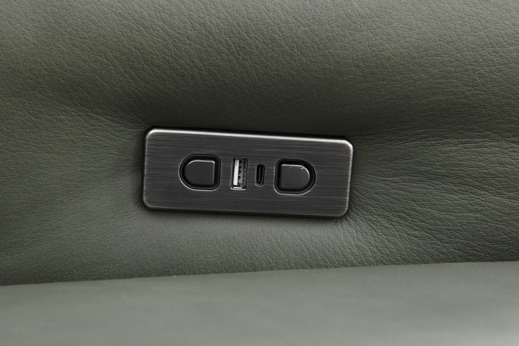 Maddy 4 Seater Leather Electric Modular