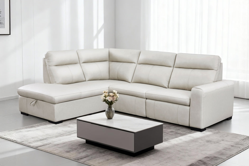 Maddy 4 Seater Leather Electric Modular