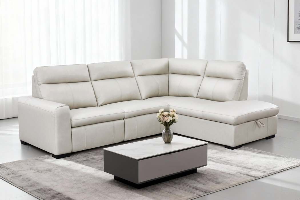 Maddy 4 Seater Leather Electric Modular