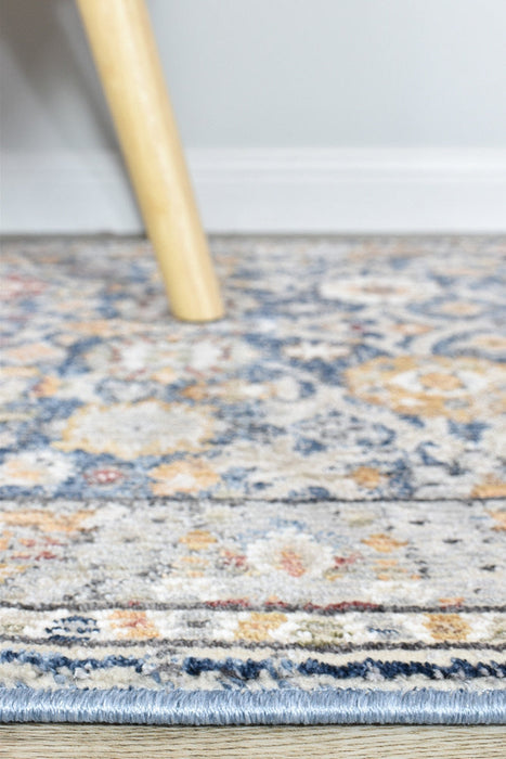 Medina Dark Blue Runner Rug A156A