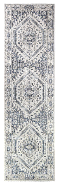 Medina Cream Blue Rug A161A