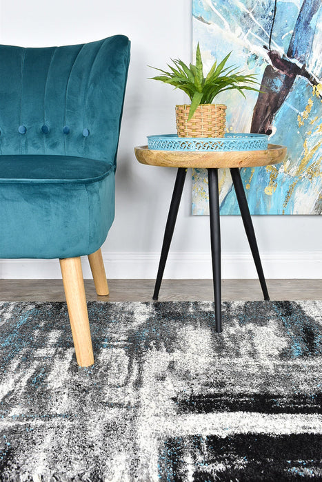 Millard 347 Light Grey Turquoise Rug