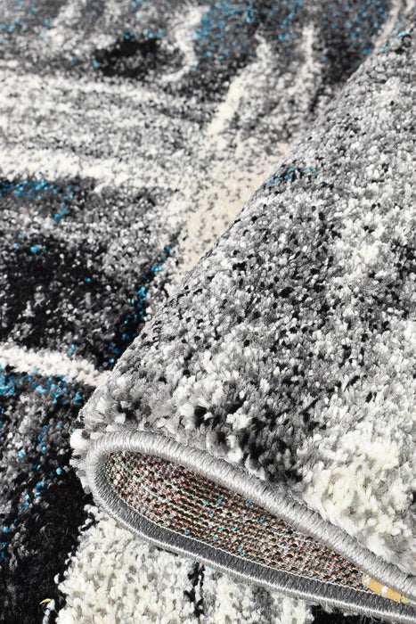 Millard 347 Light Grey Turquoise Runner