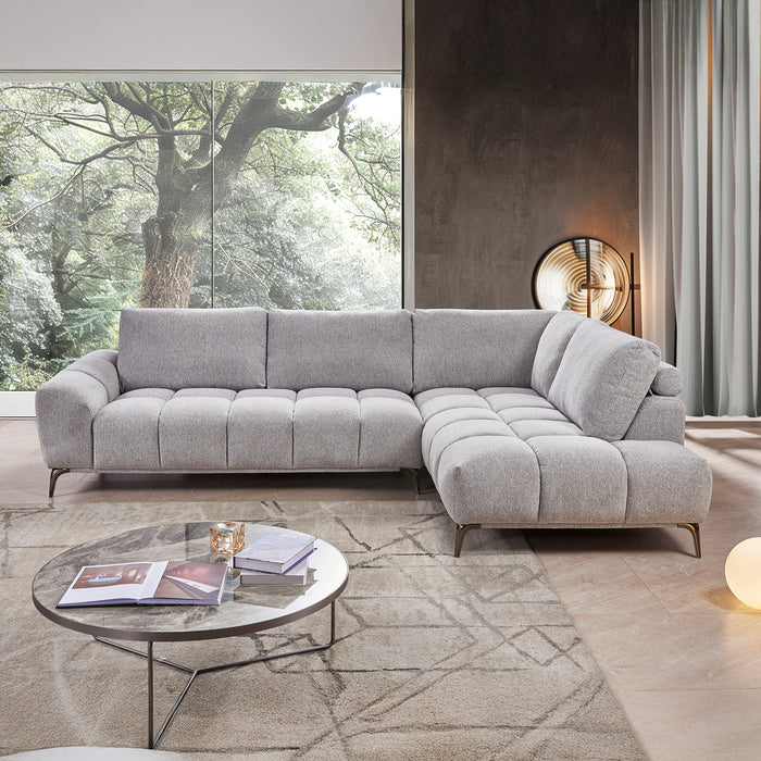 Osmond 5 Seater Fabric Chaise Modular