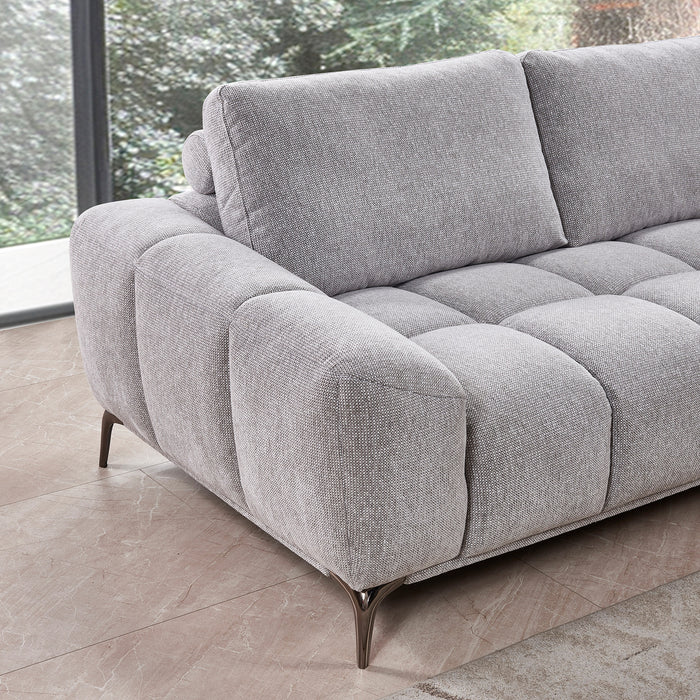 Osmond 5 Seater Fabric Chaise Modular