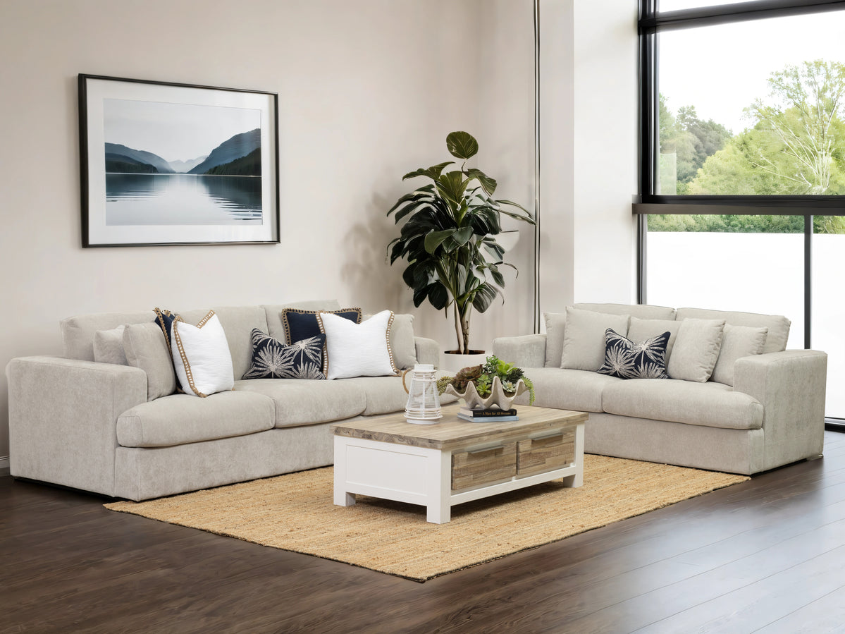 Pasadena Fabric Lounge Suite — Furniture Bazaar