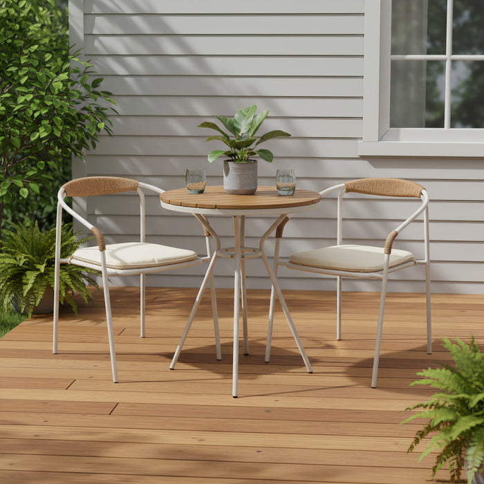Rowan 3 Piece Outdoor Bistro Set