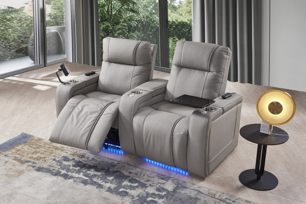 Stadium Leather Electric Home Theatre Lounge