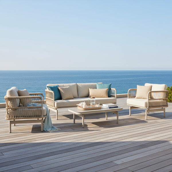 Sunshine 4 Piece Outdoor Lounge Set