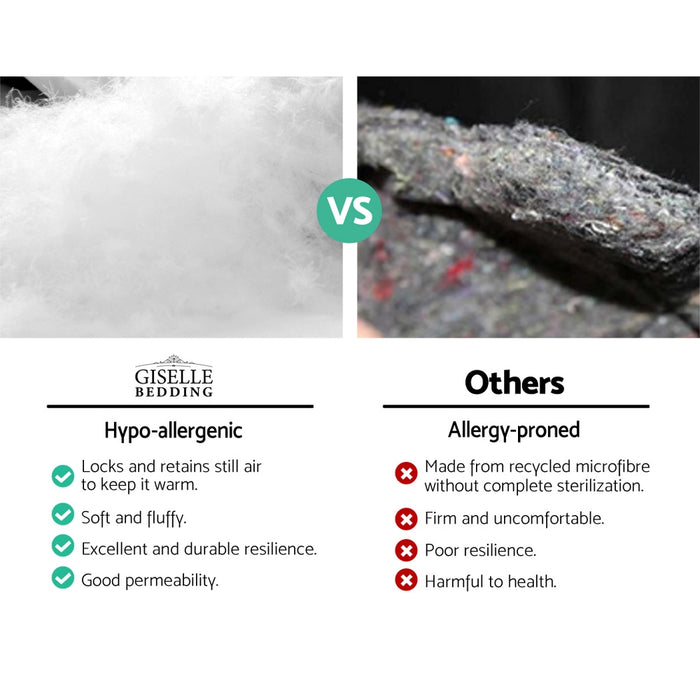 Mattress Topper Pillowtop Bamboo Charcoal King