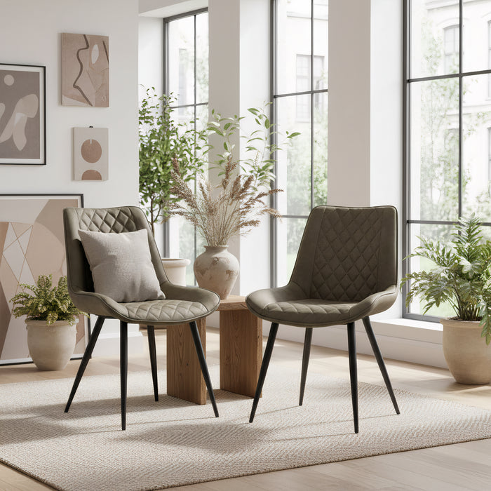 Tyler Fabric Dining Chairs (Set of 2)