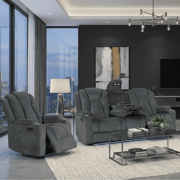 Alexander Fabric Electric Recliner Lounge