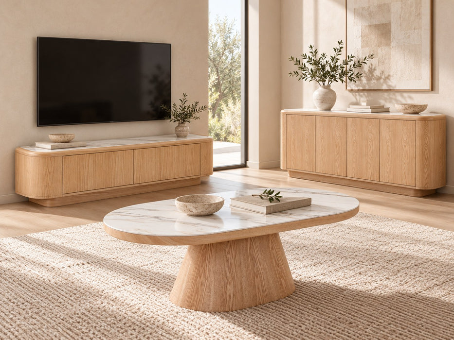 Agata 1800 Buffet with matching living pieces