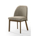 Aiza fabric dining chair in Walnut