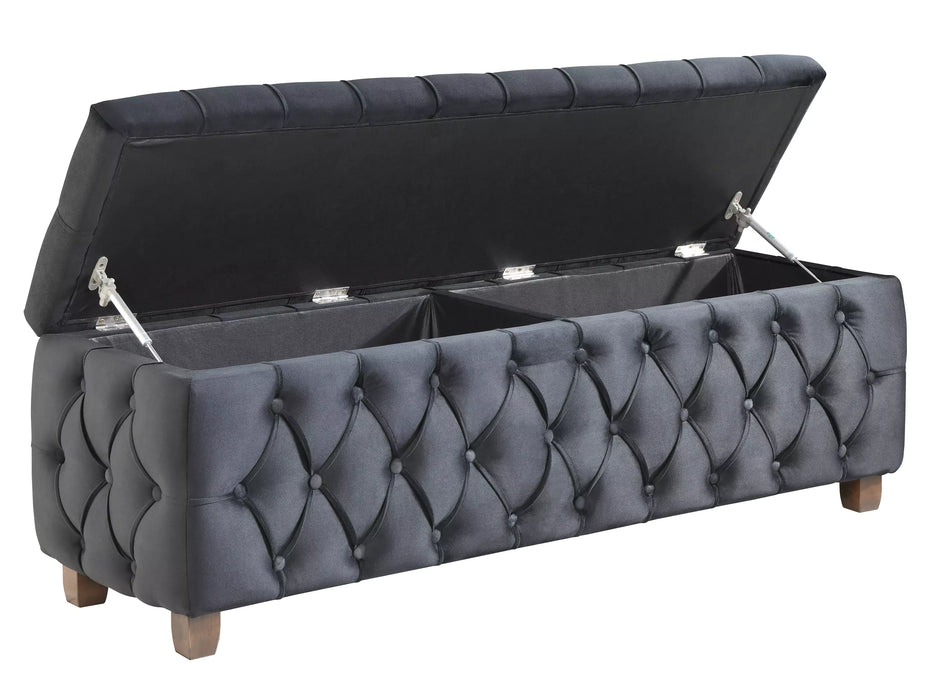 Finley Fabric Storage Bed Bench