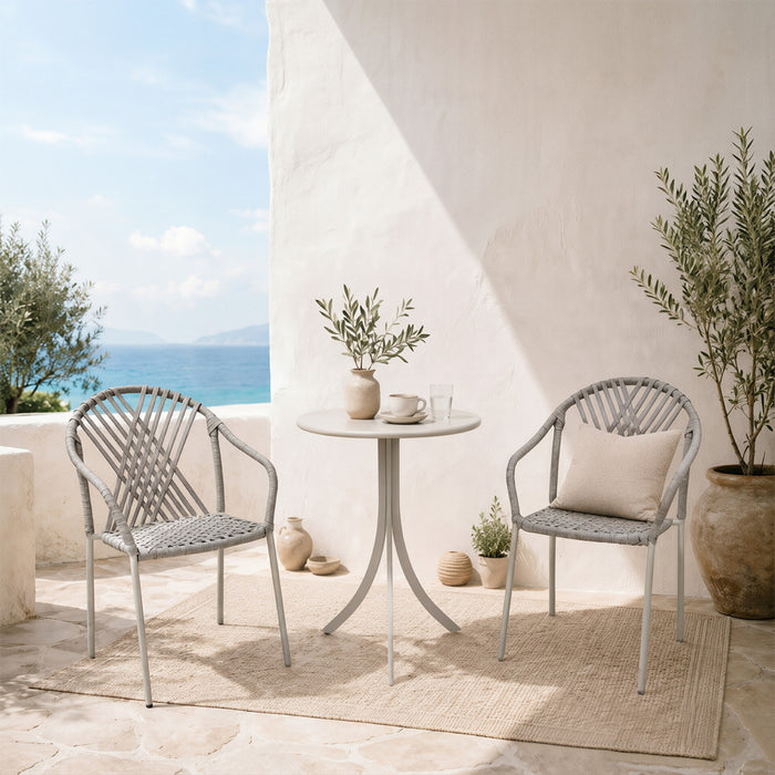 Blossom 3 Piece Outdoor Bistro Set
