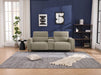 Denzel 2 Seater Fabric Electric Home Theatre Lounge in Sage