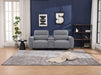 Denzel 2 Seater Fabric Electric Home Theatre Lounge in Stone