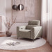 Denzel Single Fabric Electric Recliner in Earth