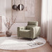 Denzel Single Fabric Electric Recliner in Sage