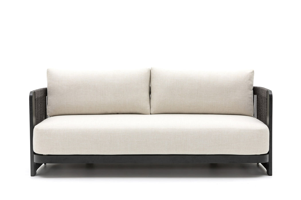 Havana three seater outdoor sofa, front view