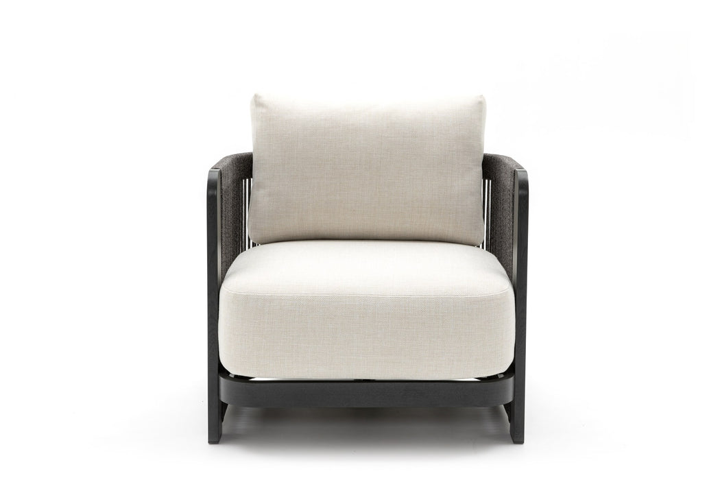 Havana single seater outdoor chair, front view