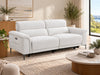 Kobe 2.5 Seater Fabric Electric Recliner Lounge in Ivory