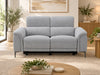 Kobe 2 Seater Fabric Electric Recliner Lounge in Stone