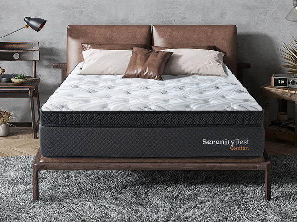 SerenityRest® Cool-Gel Memory Foam Micro-Coil Pocket Spring Mattress