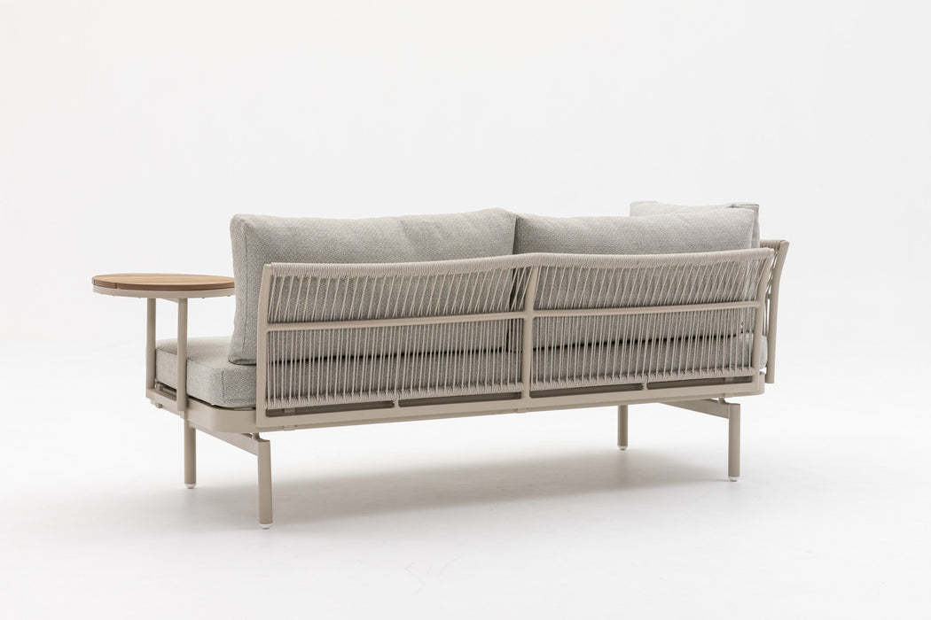 Lumi 2 seater outdoor sofa, back view