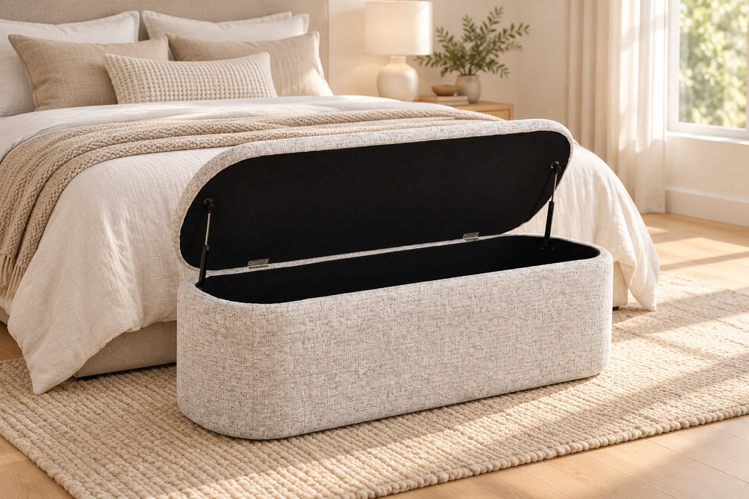 Matilda Fabric Storage Bed Bench