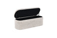 Matilda Fabric Storage Bed Bench open