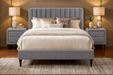 Minolta 3 Piece Bedroom Suite in Light Grey