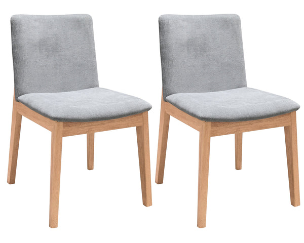 Sally Fabric Dining Chairs (Set of 2)