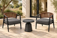 Yun 3 Piece Outdoor Lounge Set