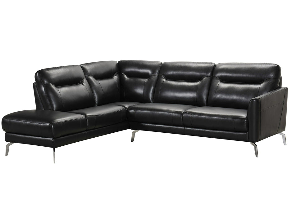 Marin 5 Seater Leather Chaise