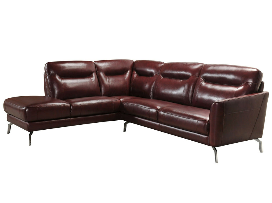 Marin 5 Seater Leather Chaise