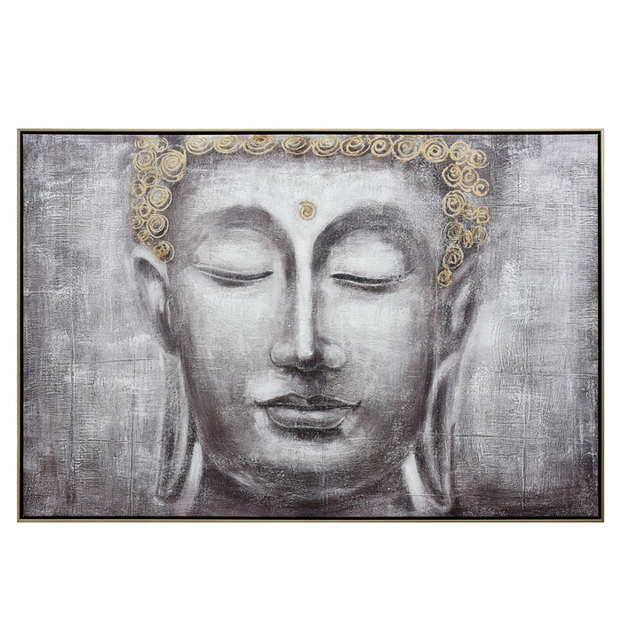 120X80cm Ethereal Enlightenment Champagne Framed Canvas Wall Art