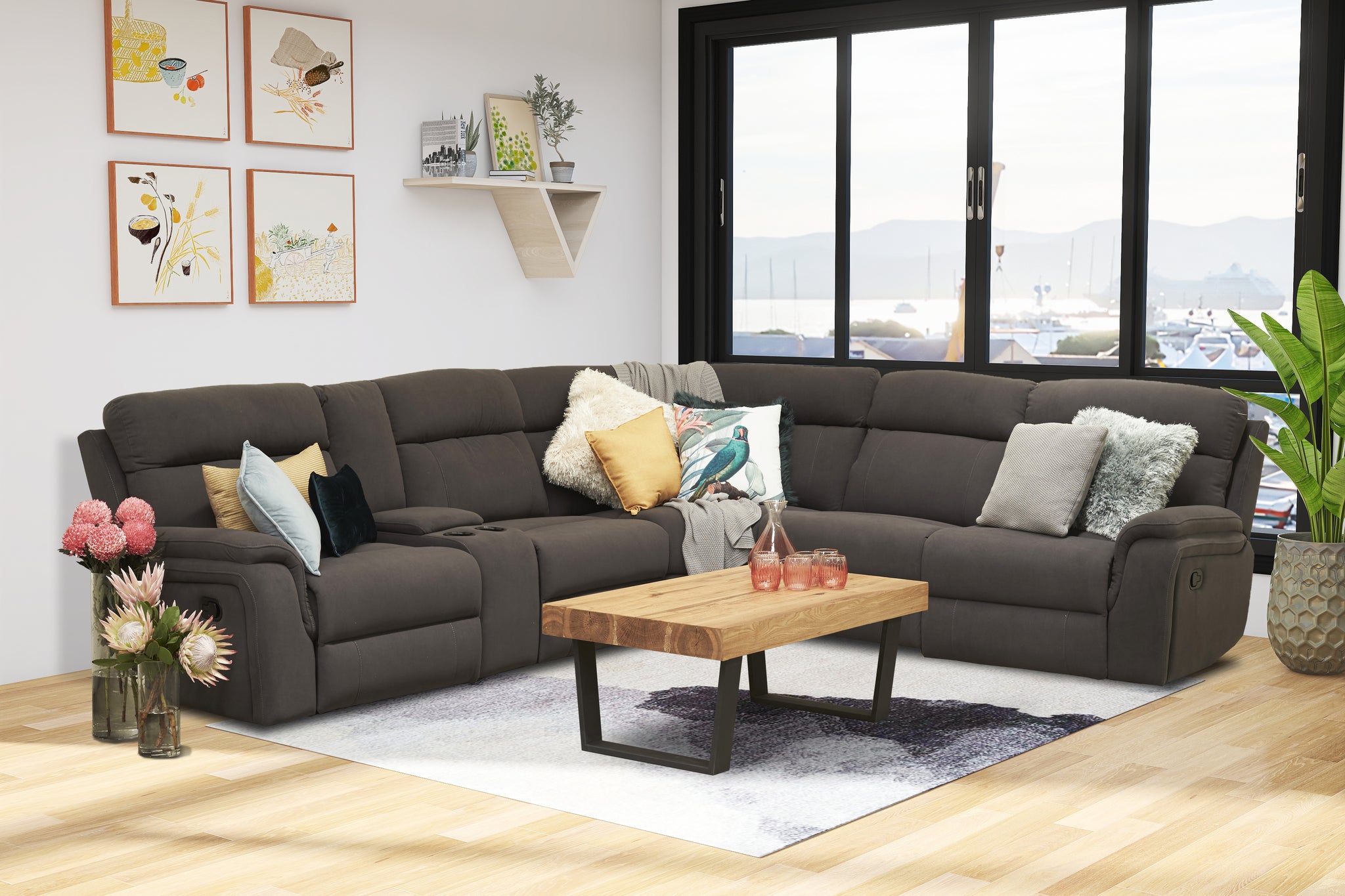 Lounge Suites Perth Leather & Fabric Lounges For Sale — Furniture Bazaar