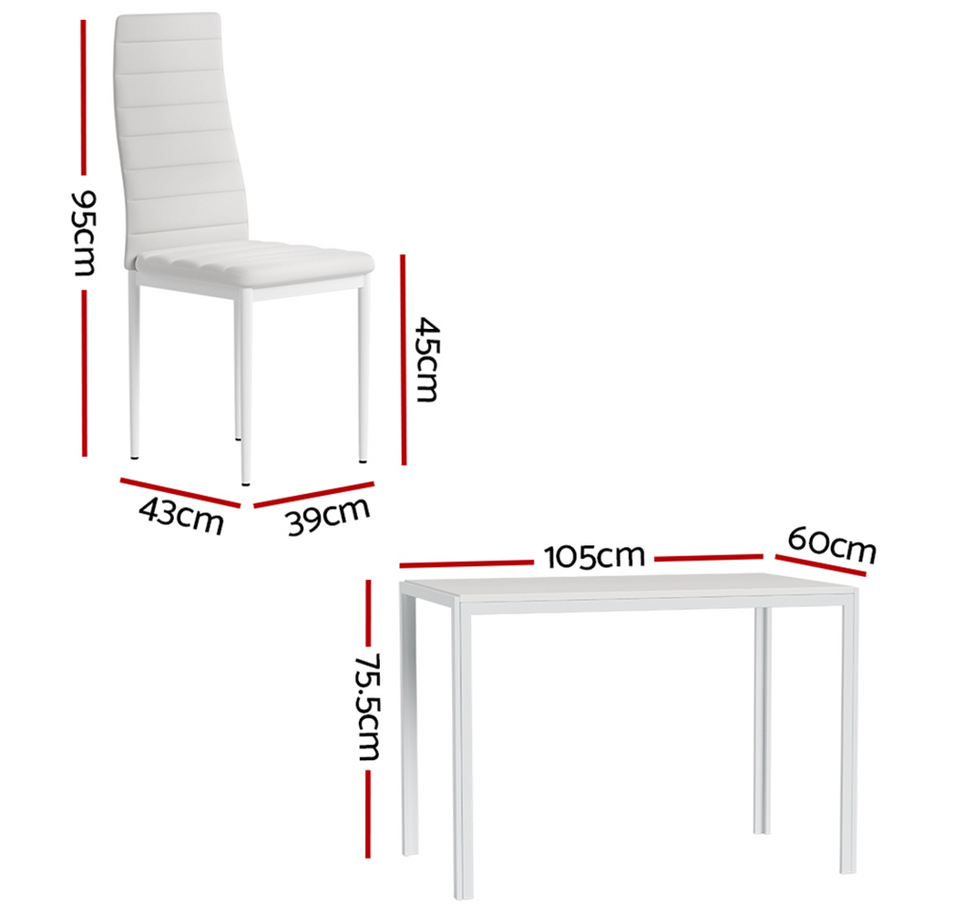 Astrio 5Piece Dining Set — Furniture Bazaar