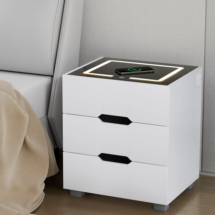 Adad Smart Bedside with Wireless Charging + LED