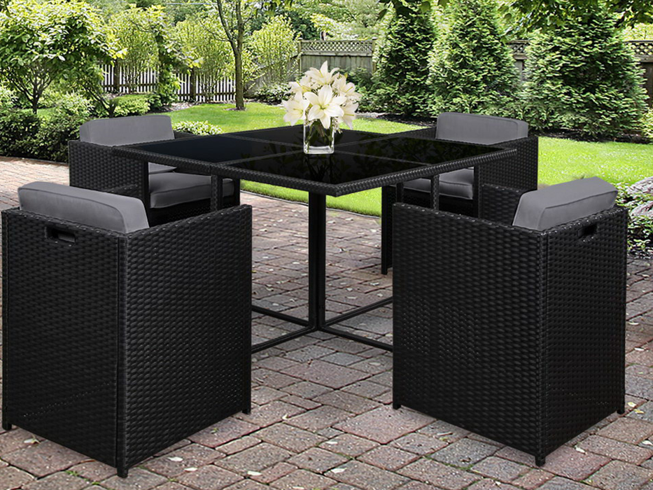 Bliss Bay 5 Piece Outdoor Dining Set